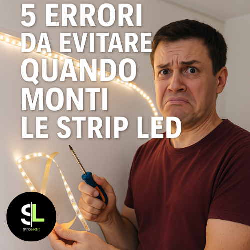 5 Errori da Evitare Quando Scegli e Installi le Strip LED