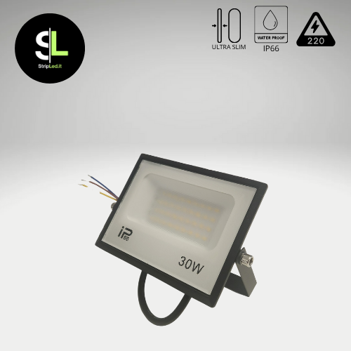 FARO A LED DA ESTERNO 30W IP66