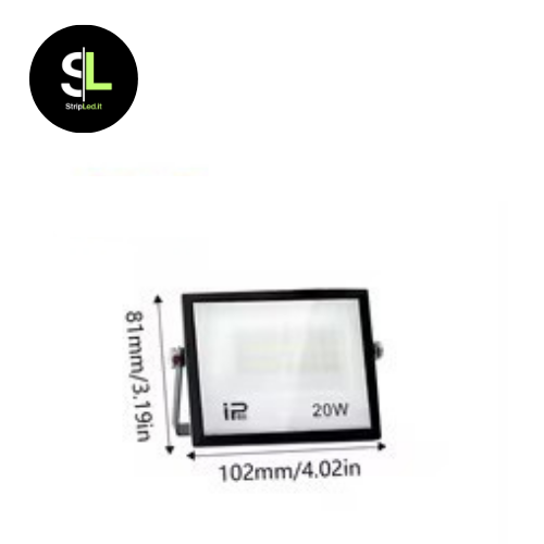 FARO A LED DA ESTERNO 20W IP66
