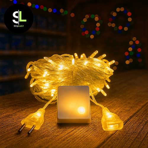 Catena Luminosa LED 220V Natalizia - Luci di Natale