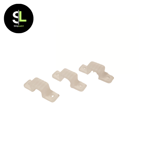 CLIP DI FISSAGGIO PER STRIP LED DA 8mm (25pz)