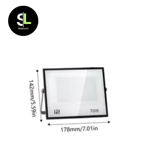 FARO A LED DA ESTERNO 70W IP66