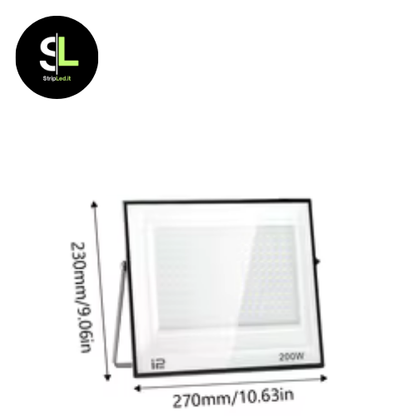 FARO A LED DA ESTERNO 200W IP66