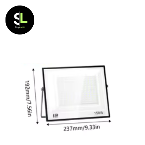 FARO A LED DA ESTERNO 150W IP66