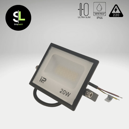 FARO A LED DA ESTERNO 20W IP66