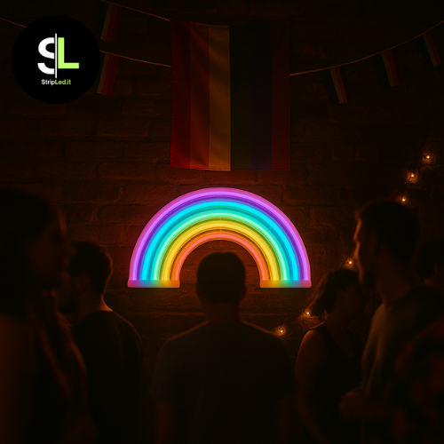 INSEGNA NEON LED RAINBOW