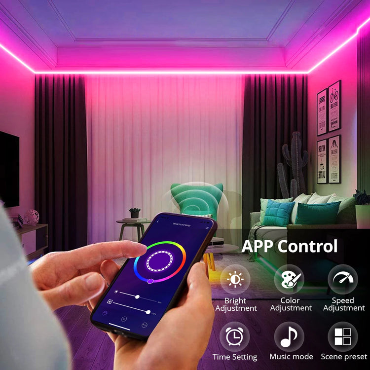Strip LED NEON RGB 24V IP67 – Striscia LED con Musica e WiFi