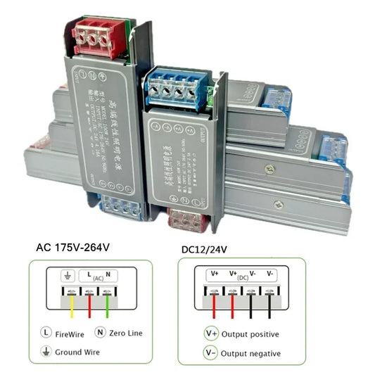 ALIMENTATORE 24 VDC SWITCHING METALLICO 60W