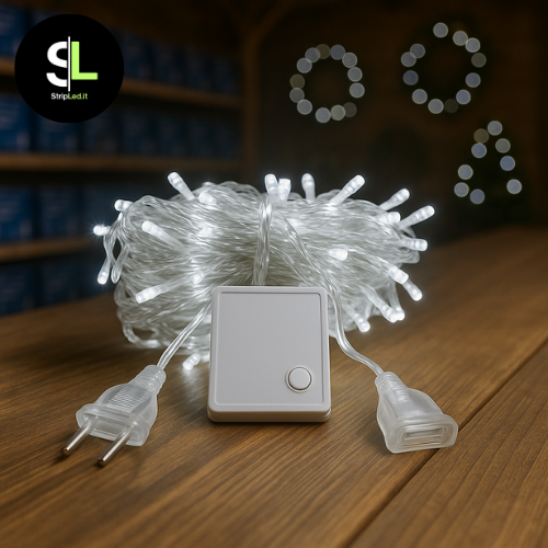 220V LED Christmas Light String 10m – 100 LEDs