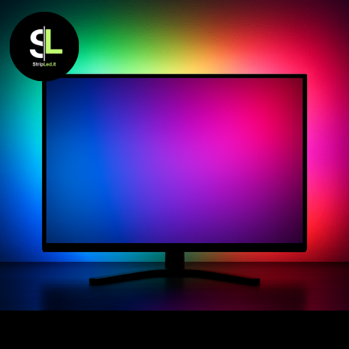 Striscia LED RGB smart con app - Strip LED multicolore controllo Bluetooth telecomando Strip Led