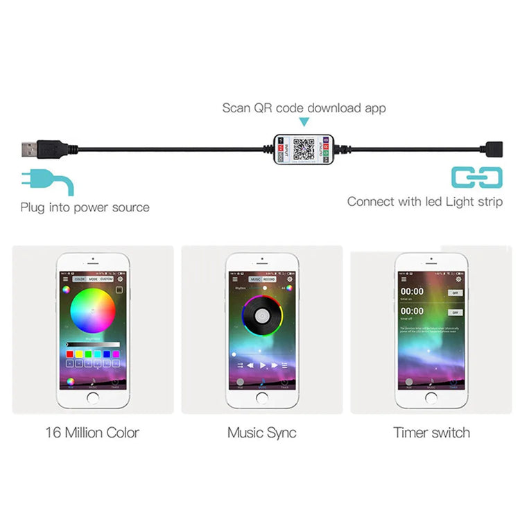 Strip LED COB RGB WiFi Smart – Striscia LED Ultra Luminosa 5M