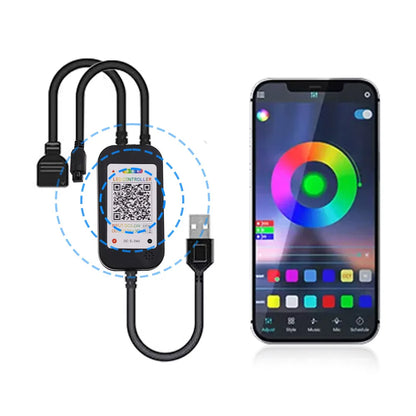 STRIP LED COB RGB WIFI 5MT 576LEDS/MT 5V USB IP20