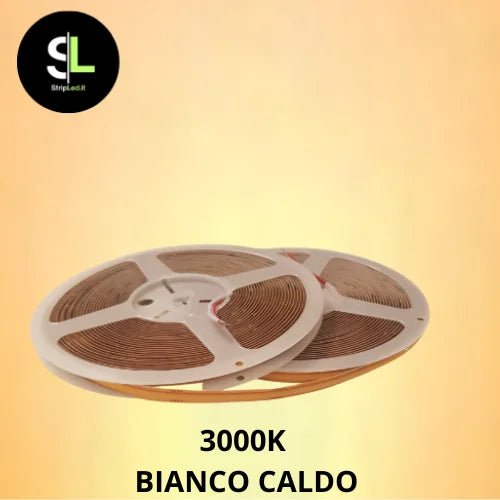 Ultra Bright 24V COB LED Strip 720 LED/m – Free Cut – 8mm - 5m